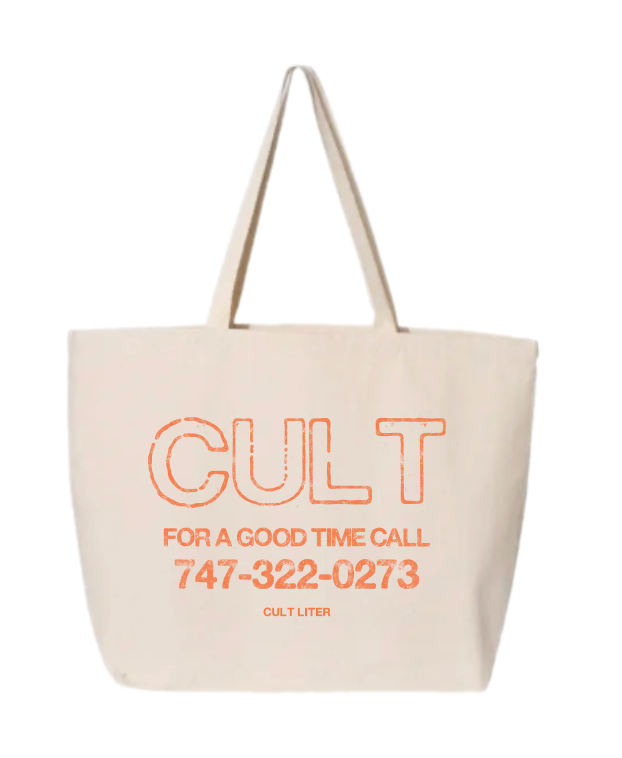 Jumbo Cult Liter Tote!