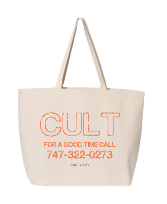 Jumbo Cult Liter Tote!